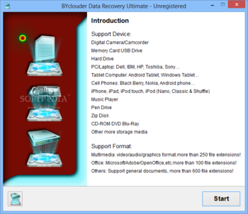 BYclouder Data Recovery Ultimate screenshot