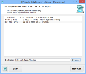 BYclouder Data Recovery Ultimate screenshot 3