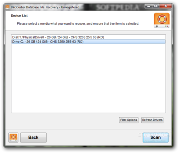 BYclouder Database File Recovery screenshot 2