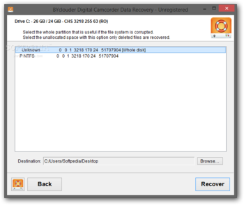 BYclouder Digital Camcorder Data Recovery screenshot 3