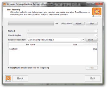 BYclouder Exchange Database Recovery screenshot 4