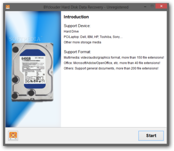 BYclouder Hard Disk Data Recovery screenshot