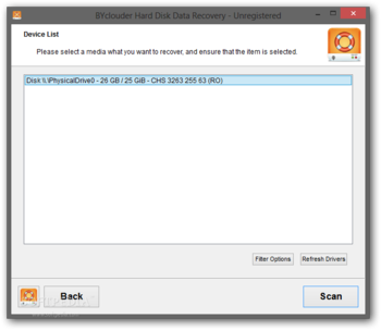 BYclouder Hard Disk Data Recovery screenshot 2