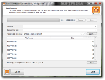 BYclouder Office Document Recovery screenshot 4