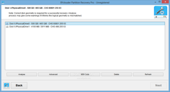 BYclouder Partition Recovery Pro screenshot 2