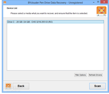 BYclouder Pen Drive Data Recovery screenshot 2