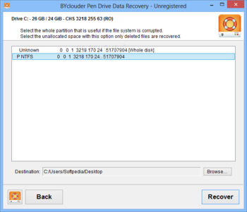 BYclouder Pen Drive Data Recovery screenshot 3