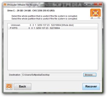 BYclouder VMware File Recovery screenshot 3