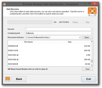 BYclouder Windows Tablet Data Recovery screenshot 4