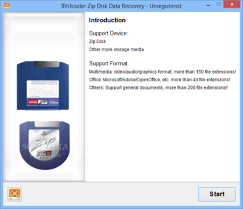 BYclouder Zip Disk Data Recovery screenshot