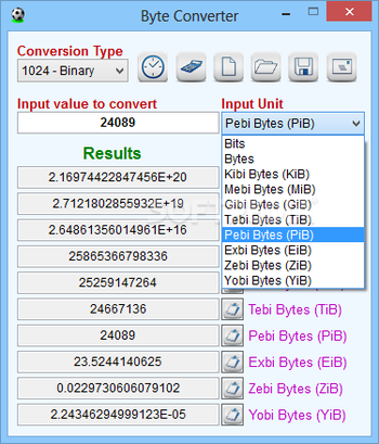 Byte Converter screenshot 2