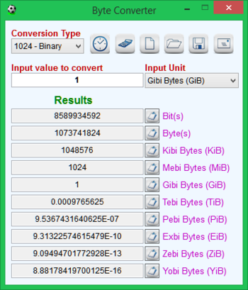 Byte Converter screenshot 3