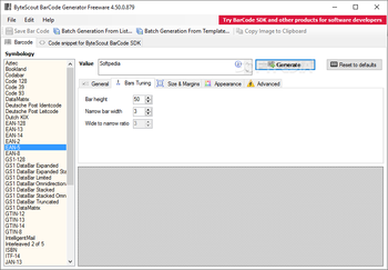 ByteScout BarCode Generator screenshot 2