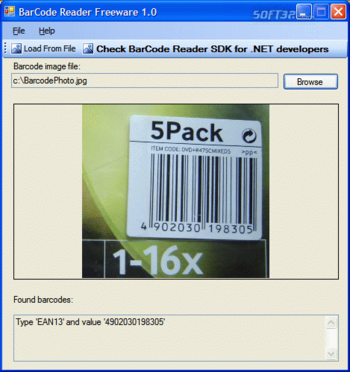 Bytescout BarCode Reader screenshot 2