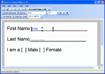 Bytescout Form Filler screenshot