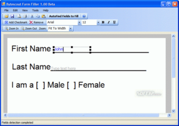 Bytescout Form Filler screenshot 2