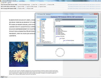 ByteScout PDF Extractor SDK screenshot