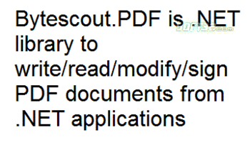 Bytescout PDF SDK screenshot 3