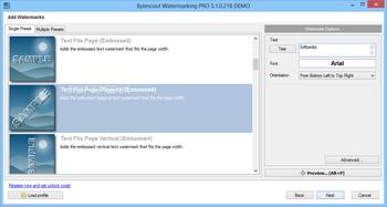 Bytescout Watermarking PRO screenshot 2