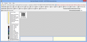 Bytescout.BarCode Reader SDK screenshot