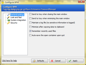 Bytessence PasswordManager (formerly Bytessence PassKeeper) screenshot 9