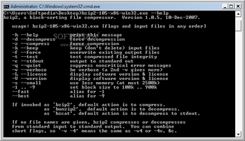 bzip2 screenshot