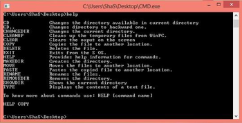 C++ Command Prompt screenshot