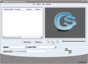 C DVD to iPod Converter Pro screenshot
