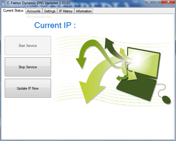 C-Faktor Dynamic DNS Updater screenshot