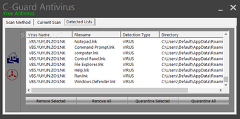 C-Guard Antivirus screenshot 3