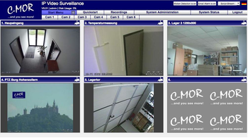 C-MOR IP Video Surveillance screenshot