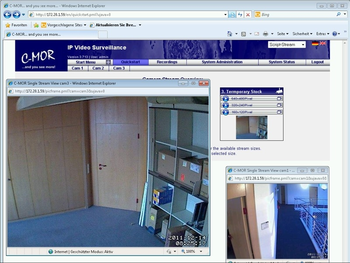 C-MOR Security Surveillance VM Software screenshot 3