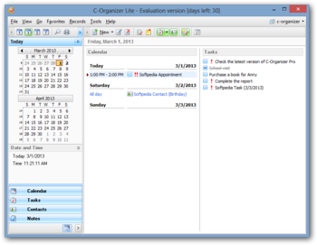 C-Organizer Lite screenshot