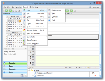C-Organizer Lite screenshot 5