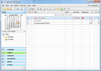 C-Organizer Pro screenshot 2