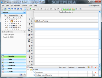 C-Organizer Professional screenshot