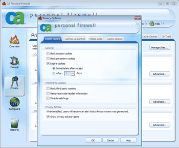 CA Personal Firewall 2009 screenshot 7