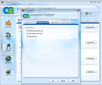CA Personal Firewall 2009 screenshot 8