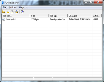 CAB Explorer screenshot