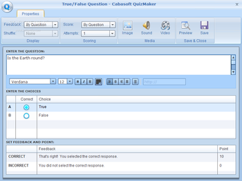 Cabasoft QuizMaker screenshot 2