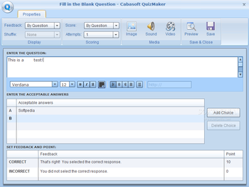 Cabasoft QuizMaker screenshot 5