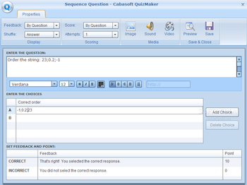 Cabasoft QuizMaker screenshot 9