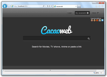 Cacaoweb screenshot