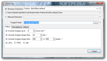 cacheCopy Portable screenshot