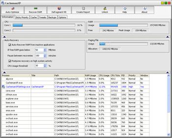 CachemanXP screenshot 2