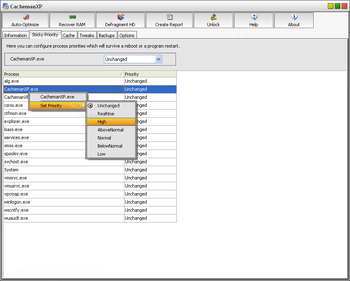 CachemanXP screenshot 3