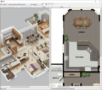 CAD diff screenshot