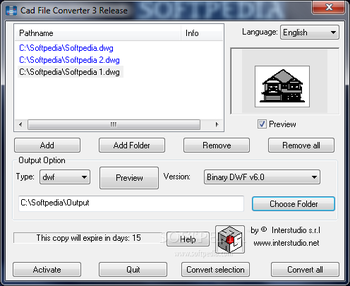 CAD File Converter screenshot