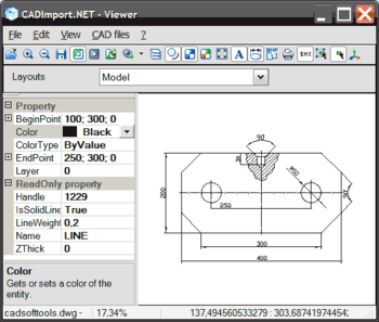 CAD Import .NET: DWG, DXF, PLT screenshot