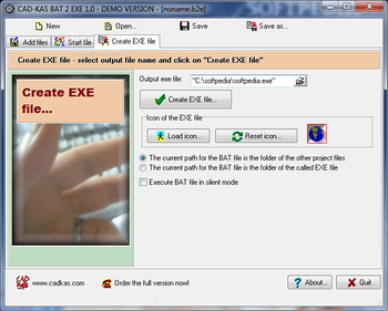 CAD-KAS BAT 2 EXE screenshot 3